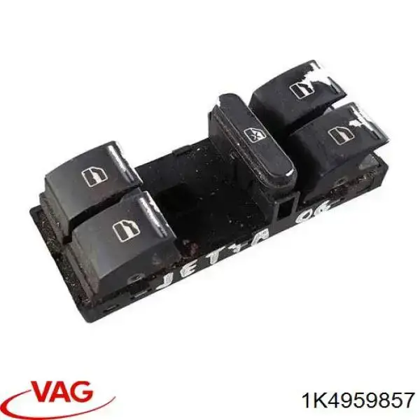 1K4959857 VAG кнопочный блок управления стеклоподъемником передний левый