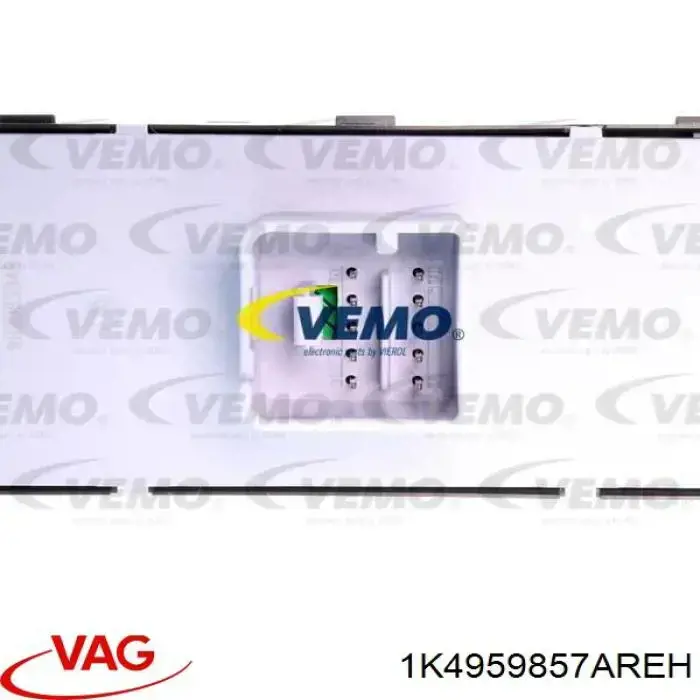 Кнопочный блок управления стеклоподъемником передний левый 1K4959857AREH VAG