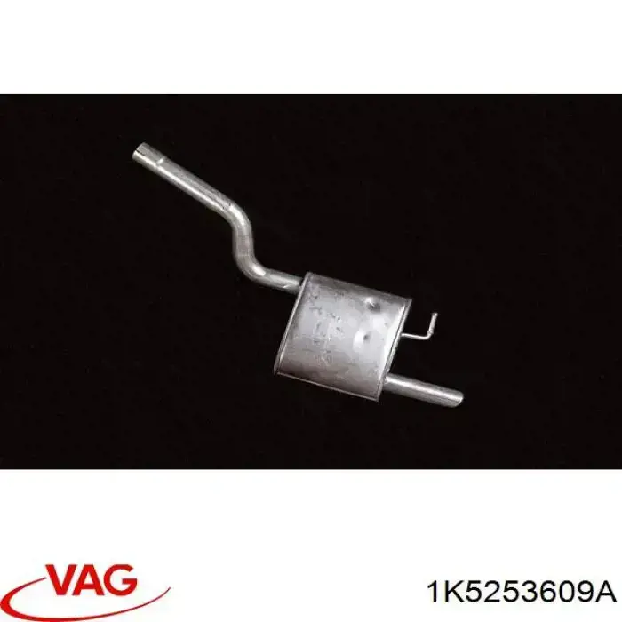 Купить 1K5253609A VAG Глушитель задний