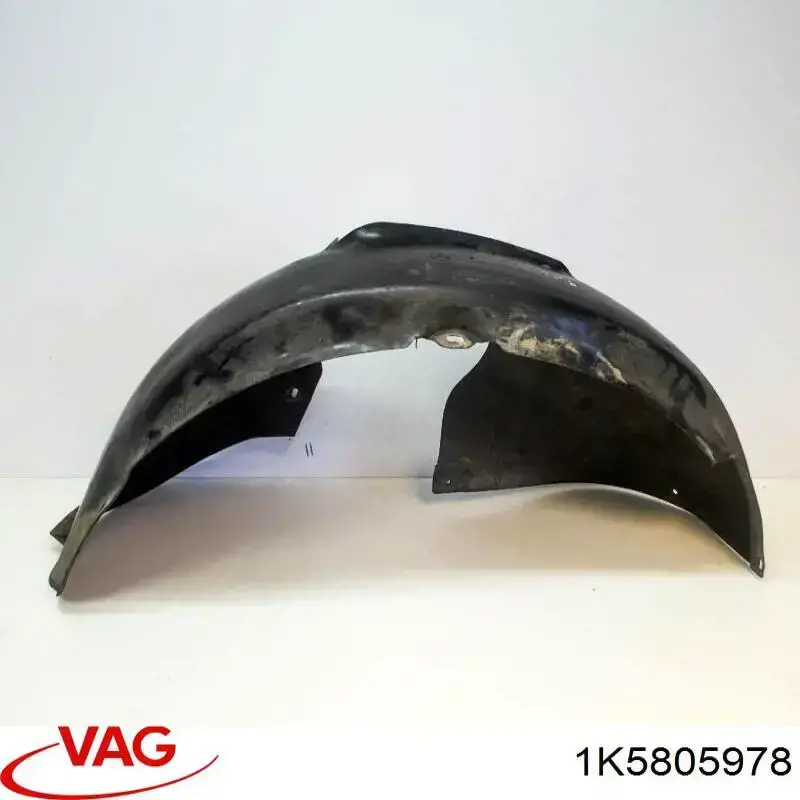 Правый подкрылок переднего крыла VAG 1K5805978 цена, от 11.68 USD