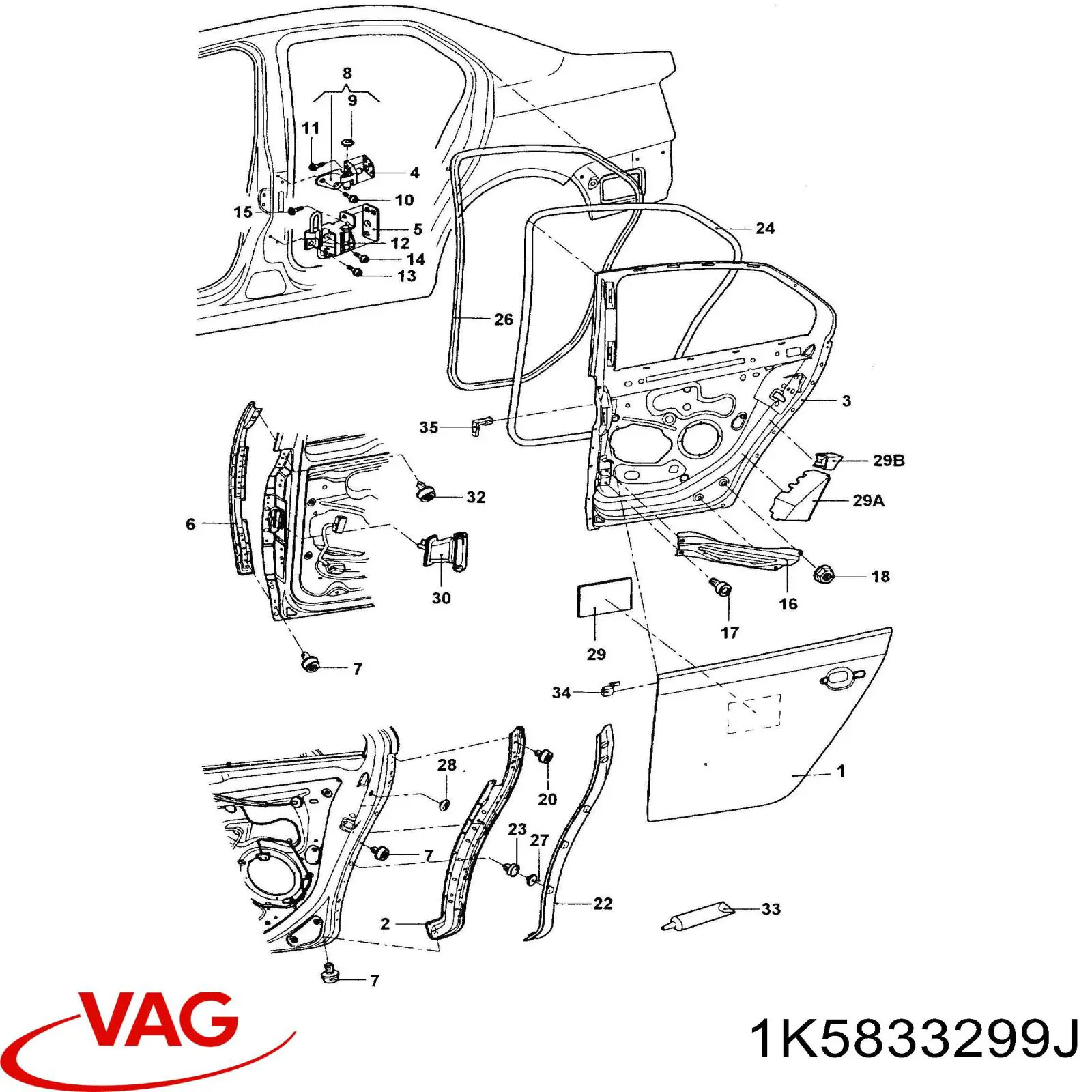 1K5833299H VAG 