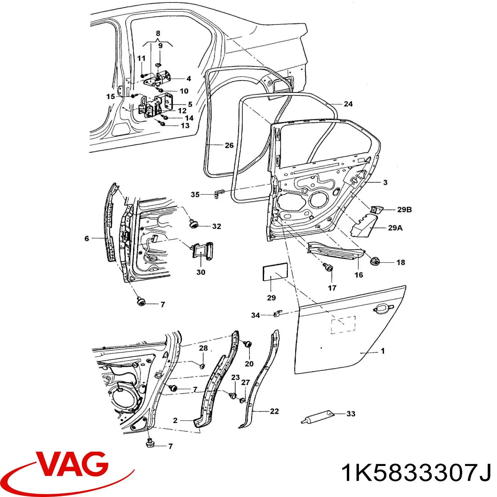 1K5833307H VAG 