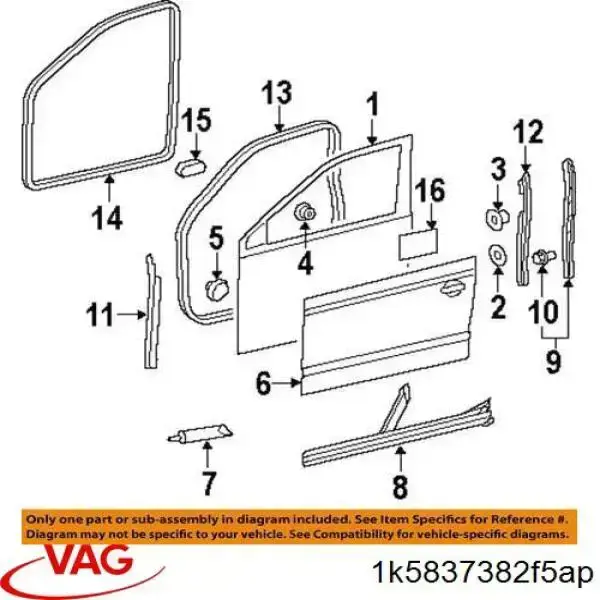 Купить 1K5837382D5AP VAG 
