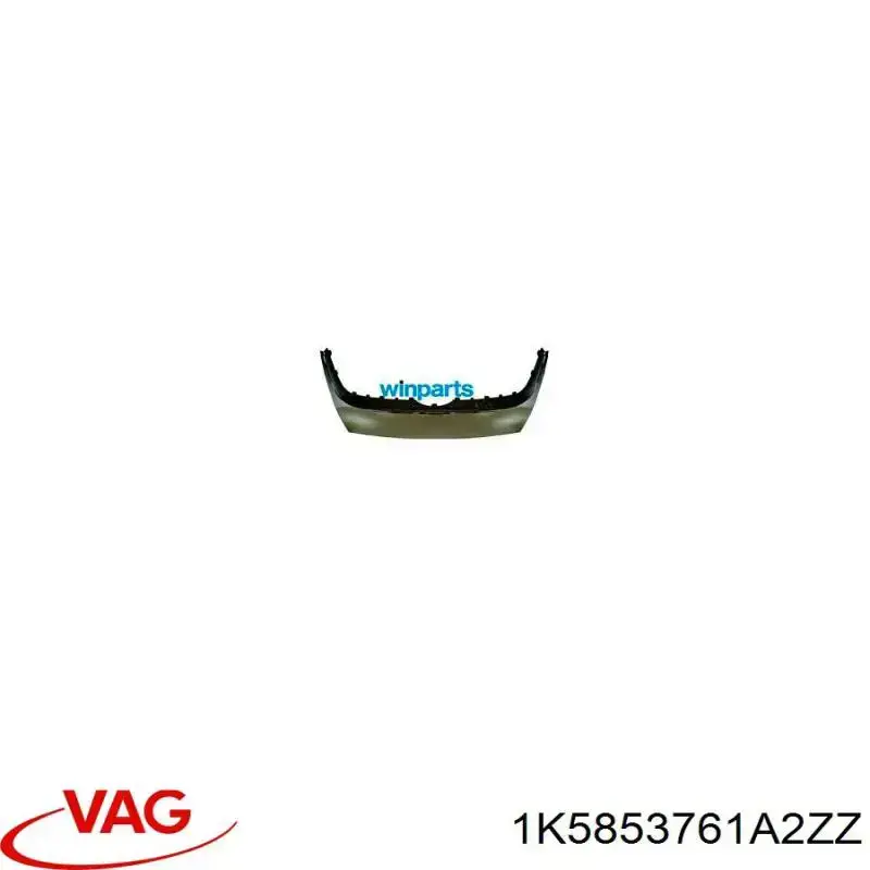 Накладка (рамка) решетки радиатора 1K5853761A2ZZ VAG