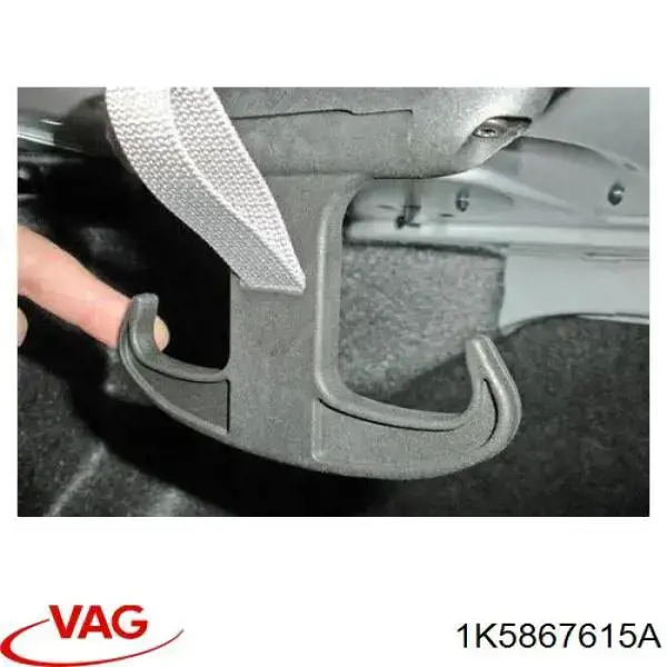 Купить 1K5867615A VAG Крюк для сумок багажного отделения