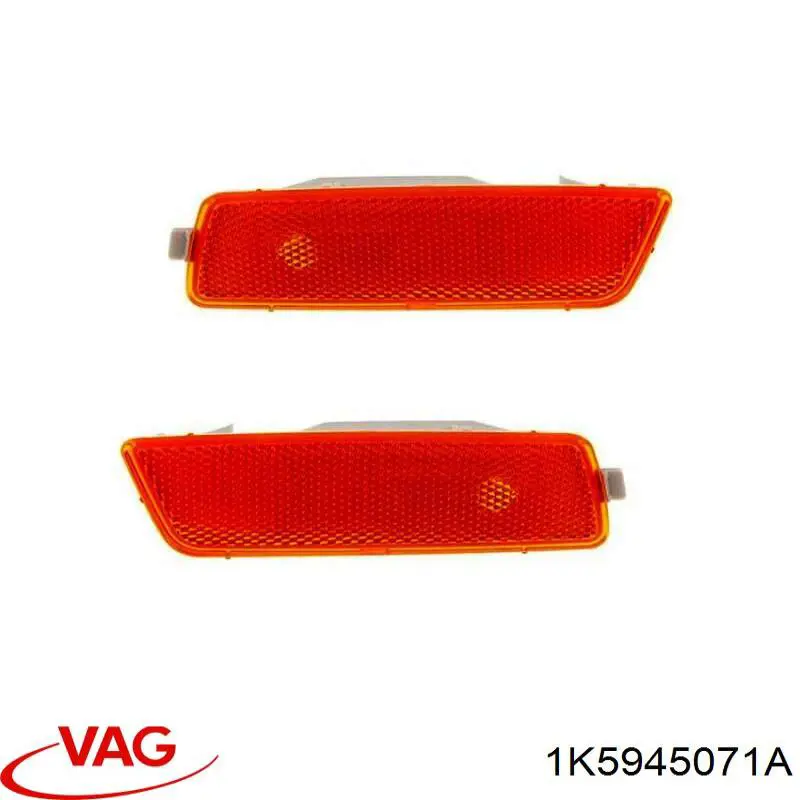 Левый указатель поворота Volkswagen Golf V хэтчбек (1K1) (2003 - 2010) цена, от 38.29 USD