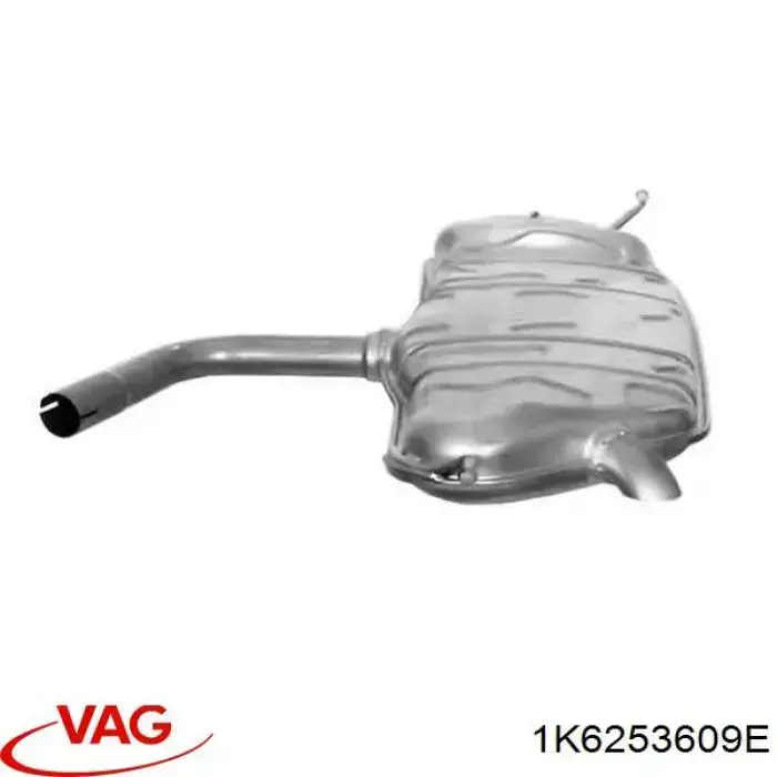 1K6253609E VAG Выхлопная труба