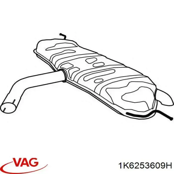 Выхлоп задний Walker 23005 цена, от 87.75 USD