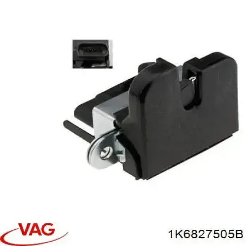 Купить 1K6827505B VAG Замок задней двери