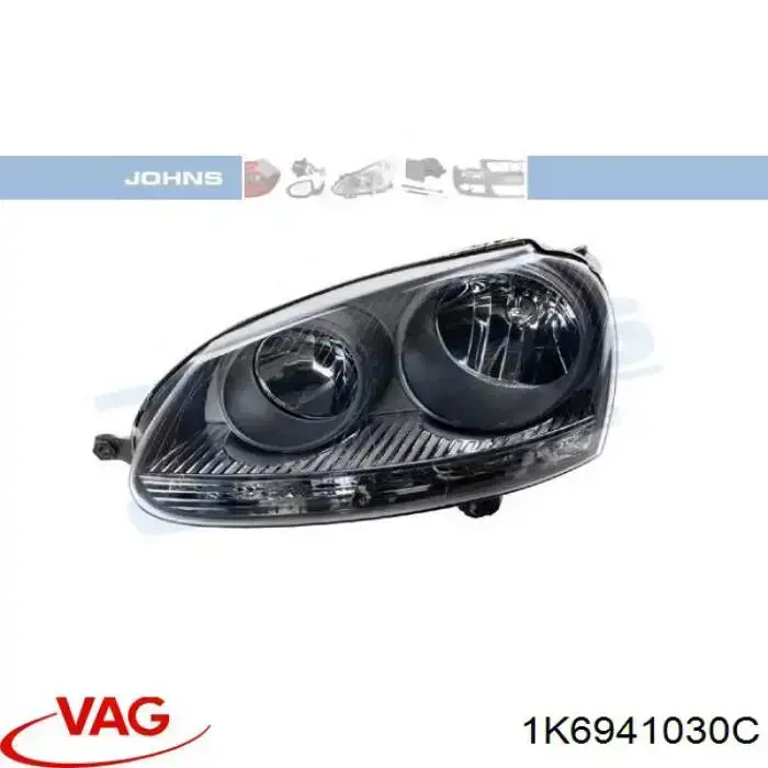 Правая блок фара VAG 1K6941030C цена, от 126.62 USD