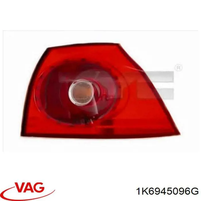 Фара задняя правая внешняя VAG 1K6945096G цена, от 31.67 USD