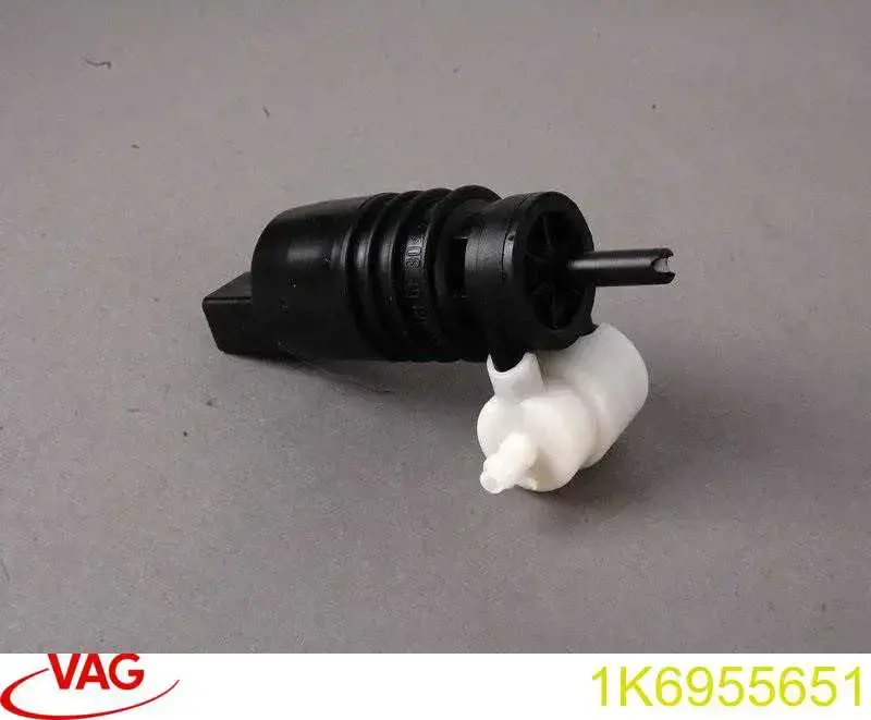 1K6955651 VAG bomba de motor de fluido para lavador de vidro dianteiro/traseiro