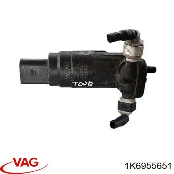 Compre 1K6955651 VAG Bomba de motor de fluido para lavador de vidro dianteiro/traseiro