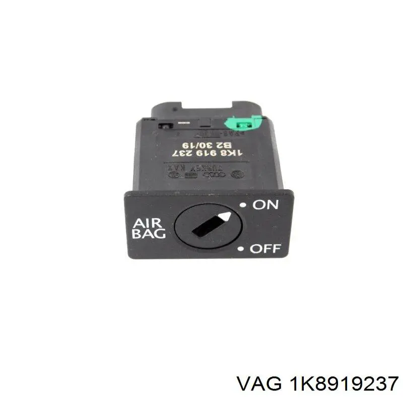 1K8919237 VAG Кнопка отключения подушек безопасности AIRBAG