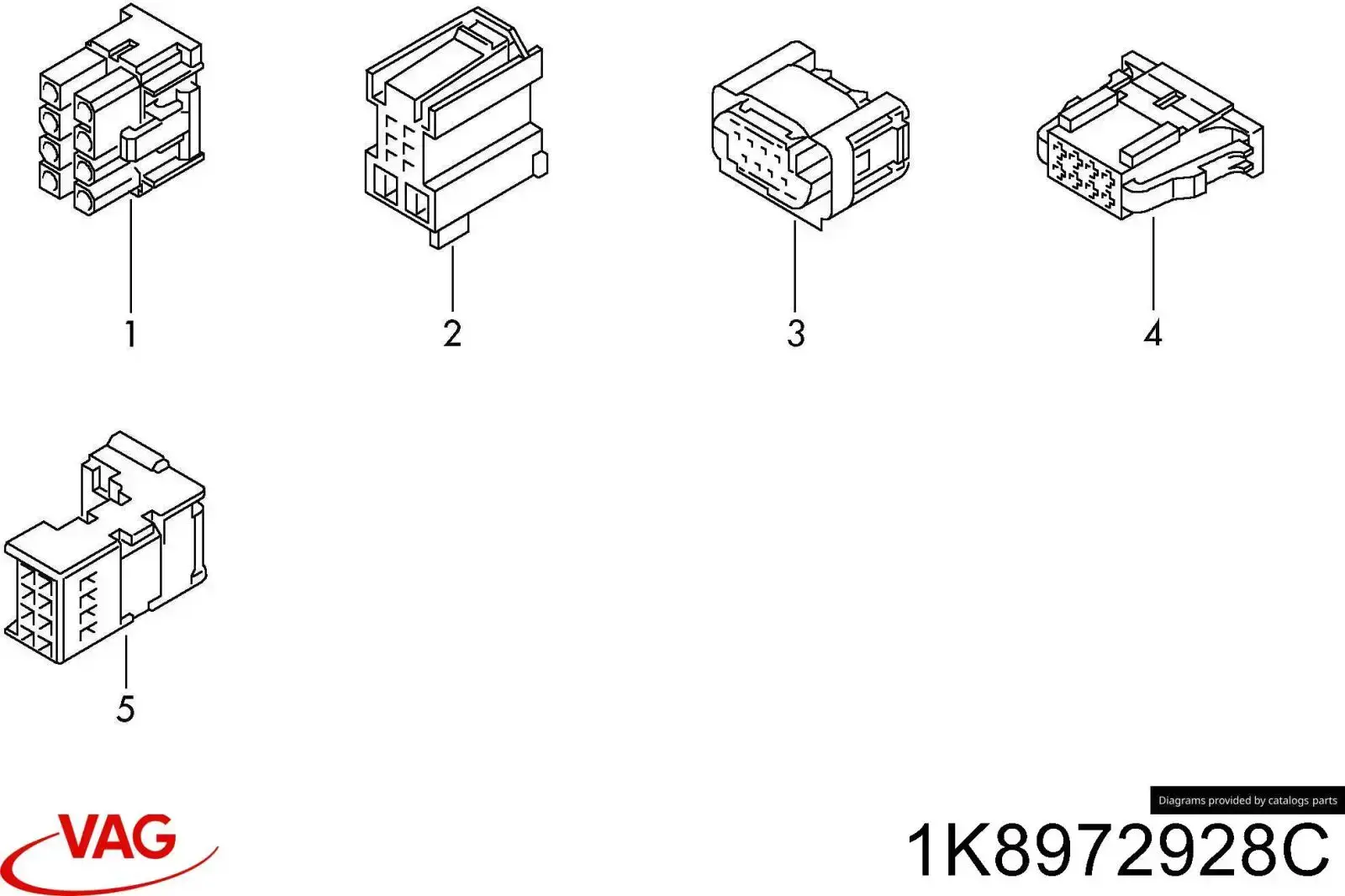  VAG 1K8972928C цена, от 16.93 USD