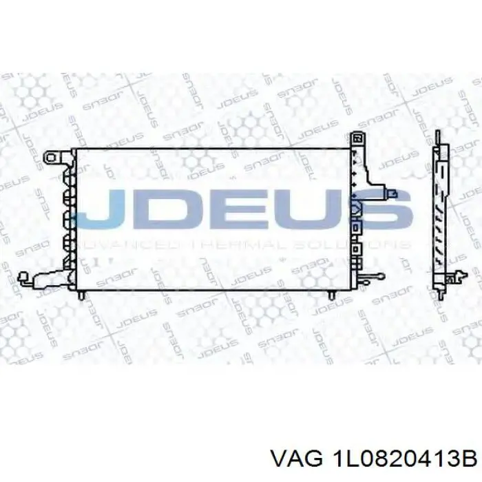 Конденсатор кондиционера VAG 1L0820413B цена, от 181.42 USD