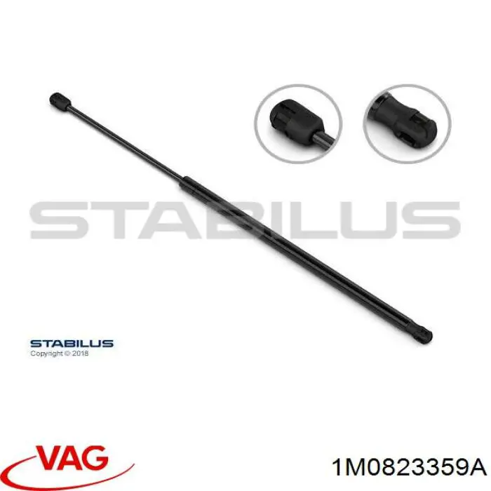 Compre 1M0823359A VAG Amortecedor da capota