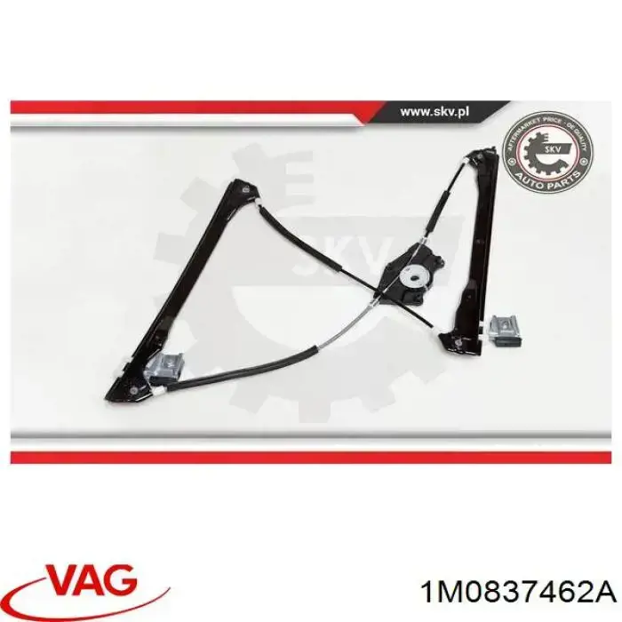 Стеклоподъемник передней правой двери VAG 1M0837462A цена, от 30.76 USD