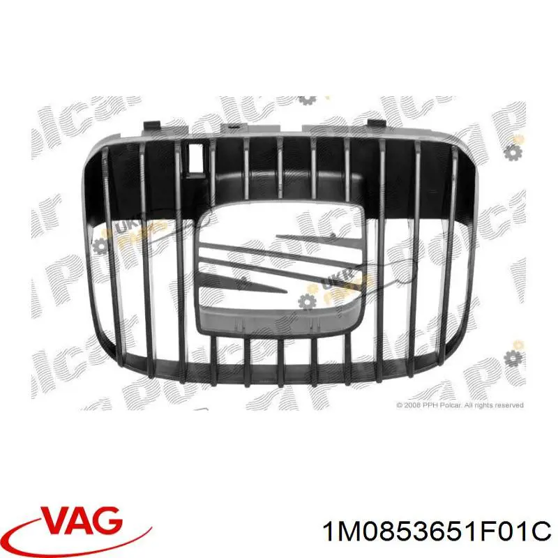  Решетка радиатора Seat Toledo 2