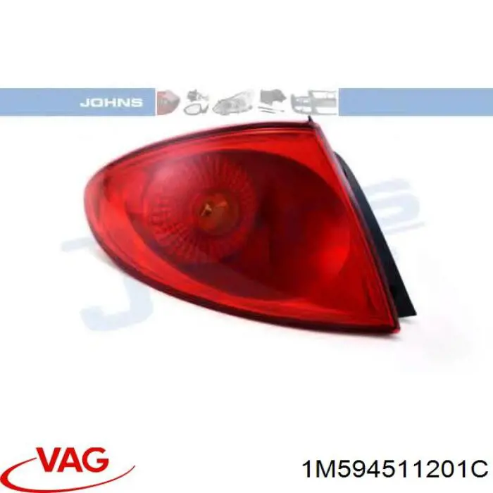 Задний фонарь 1M594511201C VAG