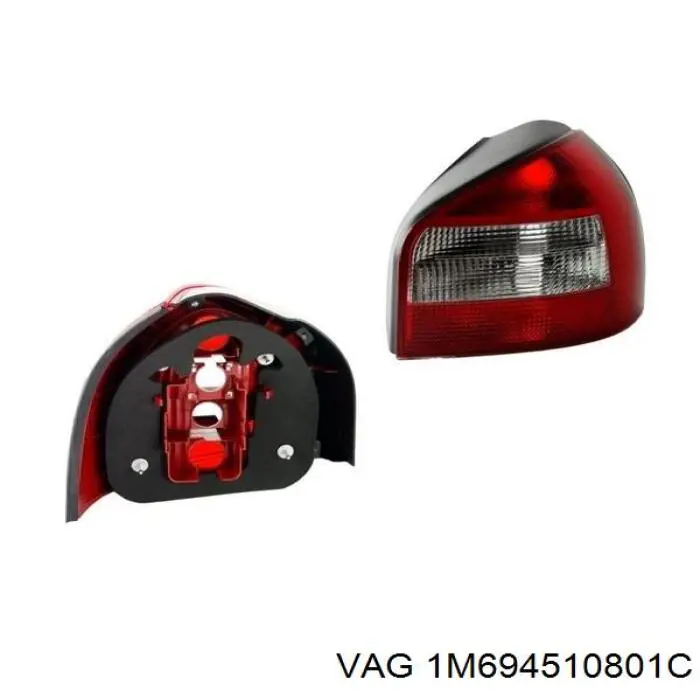 Фонарь задний правый, внутренний VAG 1M6945092 цена, от 30.10 USD
