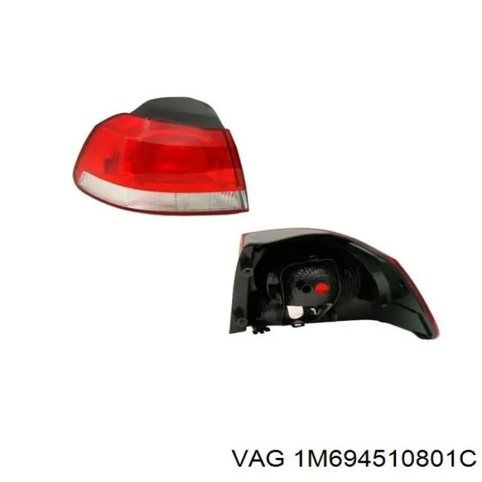 Фонарь задний правый внутренний 1M6945092 VAG