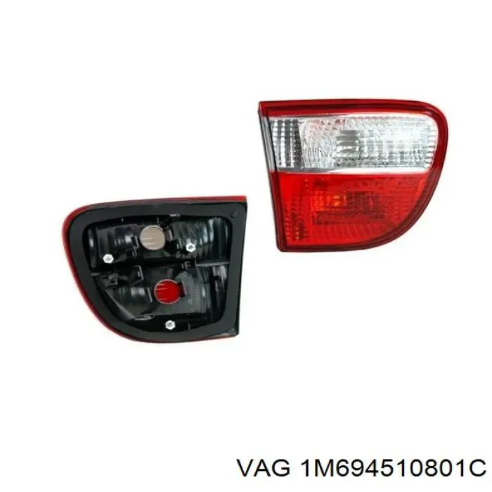Фонарь задний правый внутренний 1M694510801C VAG