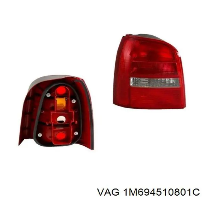 Фонарь задний внутренний правый VAG 1M6945092