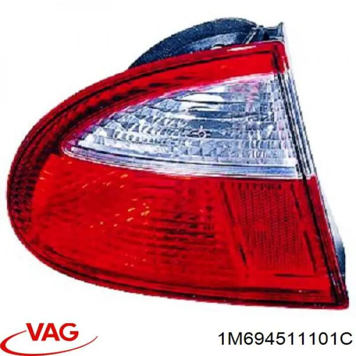 Задняя левая внешняя фара VAG 1M694511101C цена, от 31.53 USD