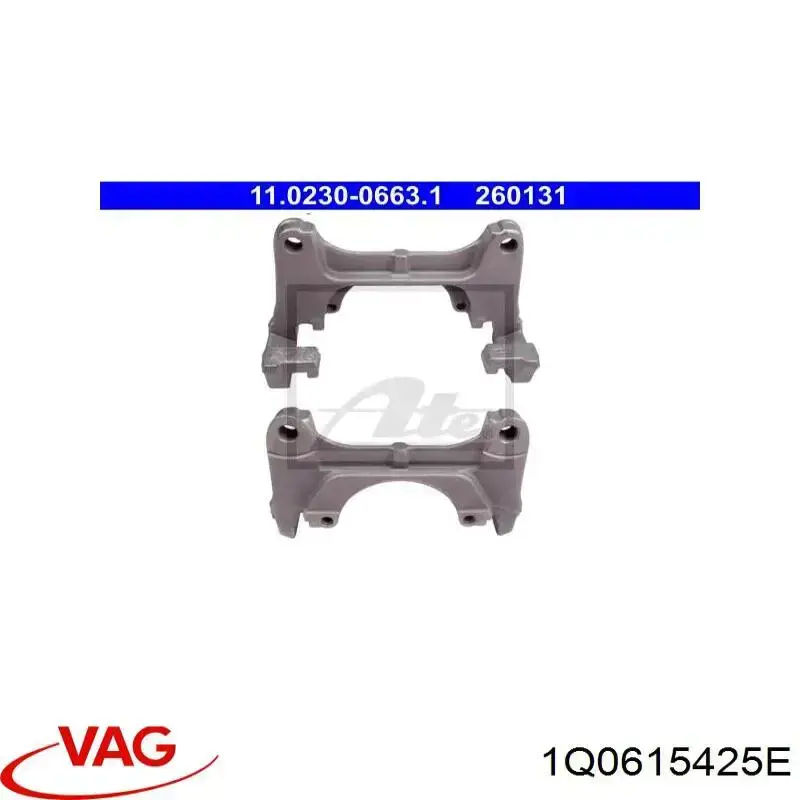 Скоба тормозного суппорта заднего VAG 1Q0615425E цена, от 23.10 USD