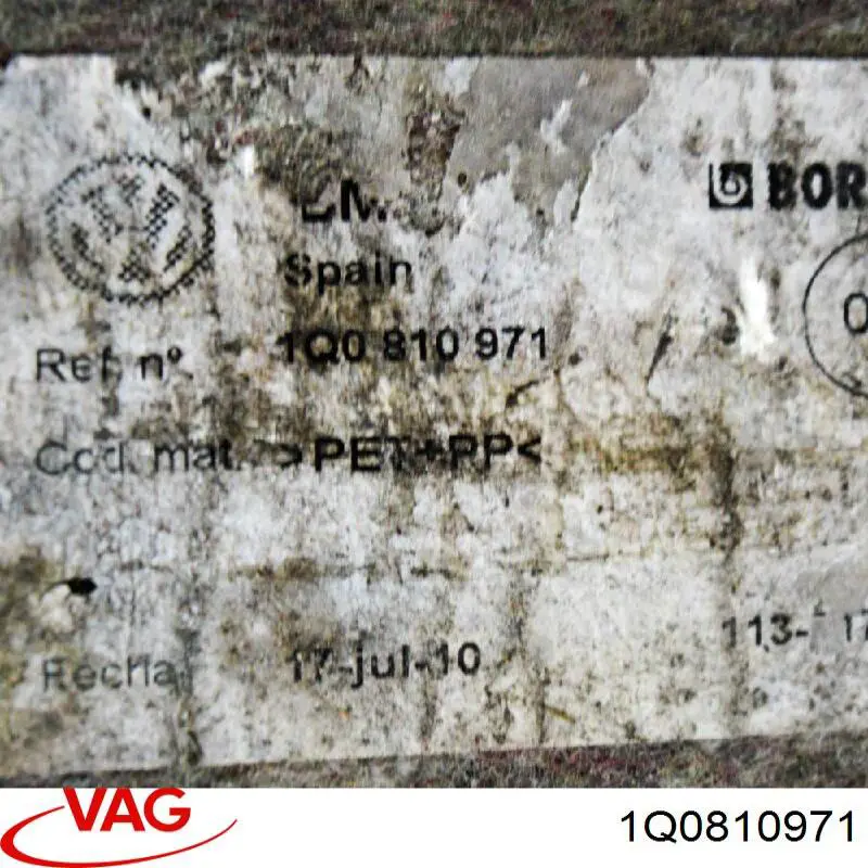 Подкрылок задний левый VAG 1Q0810971A цена, от 37.95 USD