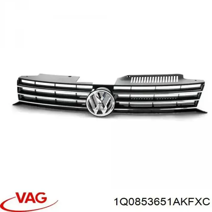 1Q0853651AKFXC VAG Решетка радиатора