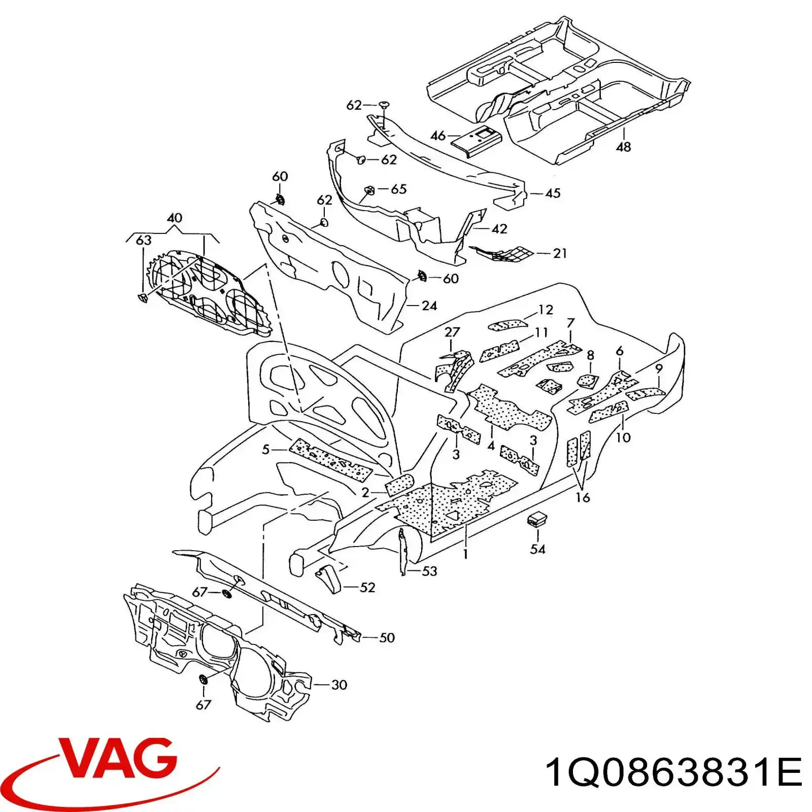 Купить 1Q0863831E VAG 