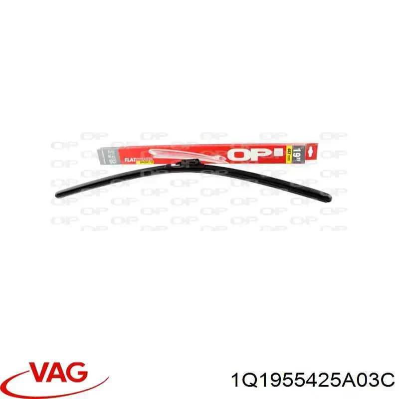 Купить 1Q1955425A03C VAG Щетка-дворник лобового стекла водительская