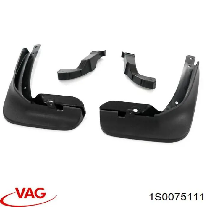 1S0075111 VAG Комплект передних брызговиков