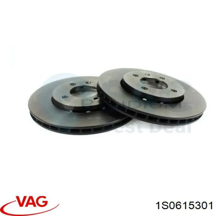 Тормоз дисковый передний VAG 1S0615301 цена, от 44.33 USD