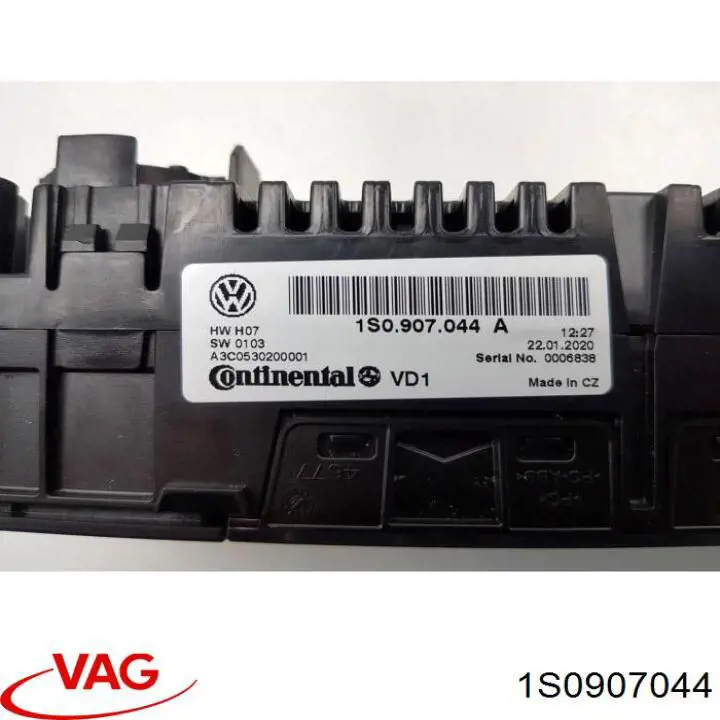 1S0907044 VAG Механизм управления кондиционером