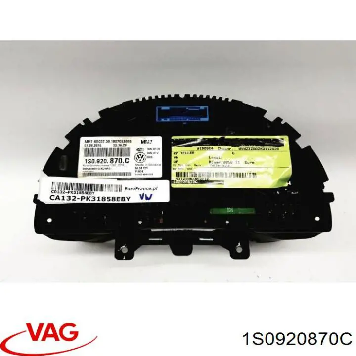 Приборная доска (щиток приборов) VAG 1S0920870V цена, от 126.69 USD