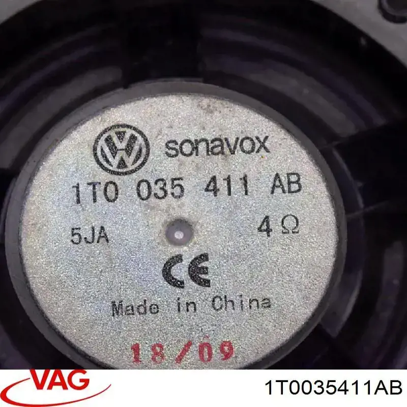 1T0035411AB VAG Динамик передний