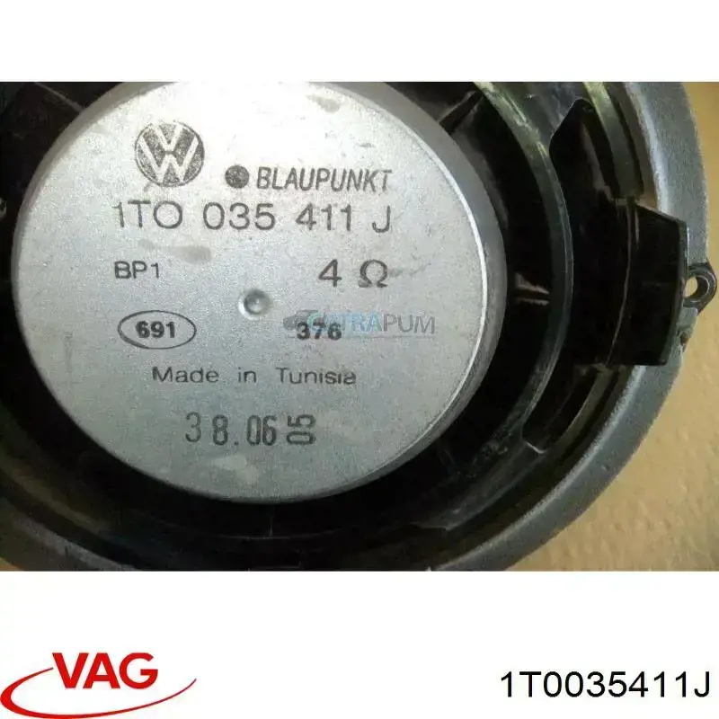 1T0035411J VAG Динамик передний