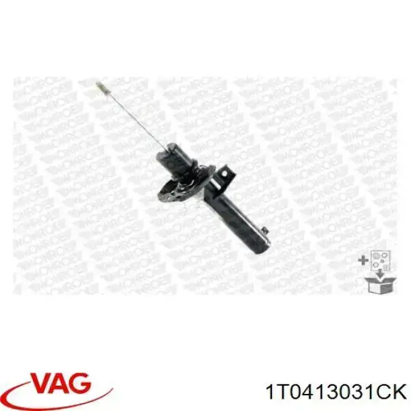 Стойка амортизатора передняя VAG 1T0413031CK цена, от 35.47 USD