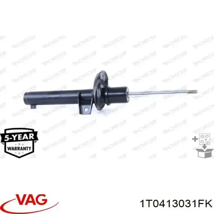 Стойка амортизатора передняя VAG 1T0413031FK цена, от 38.85 USD