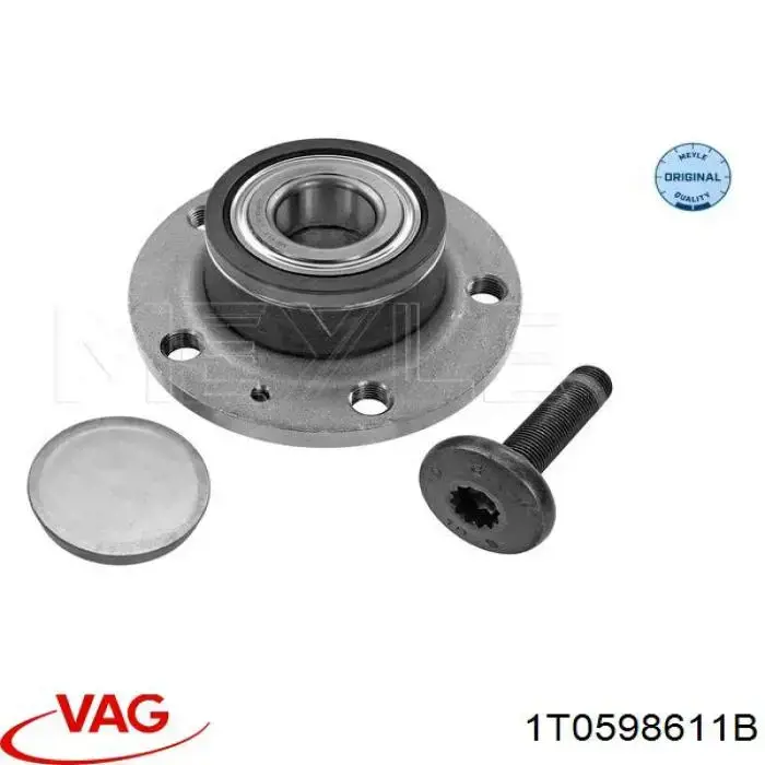 Купить 1T0598611B VAG Задняя шпиндель