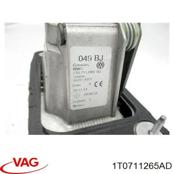 1T0711265AD VAG трос переключения передач (выбора передачи)