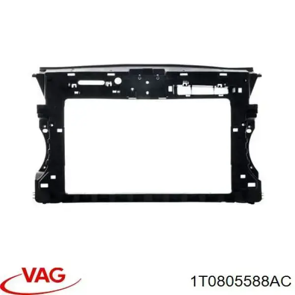 1T0805588AC VAG suporte do radiador montado (painel de montagem de fixação das luzes)