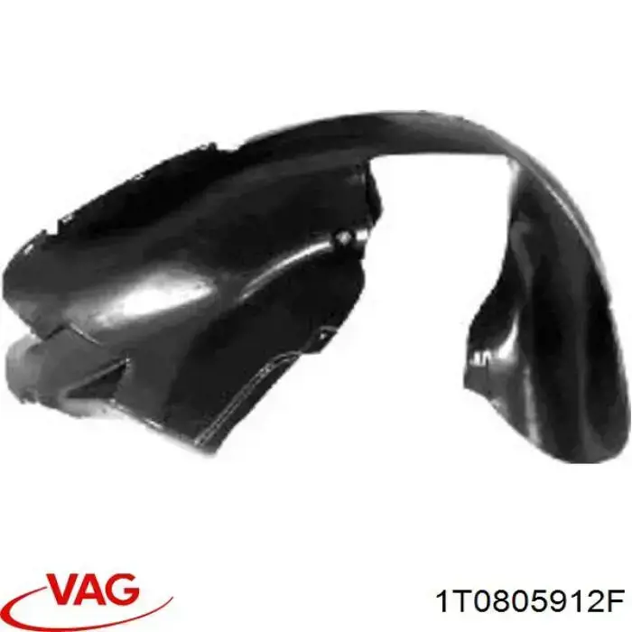 Правый подкрылок переднего крыла VAG 1T0805912F цена, от 116.93 USD