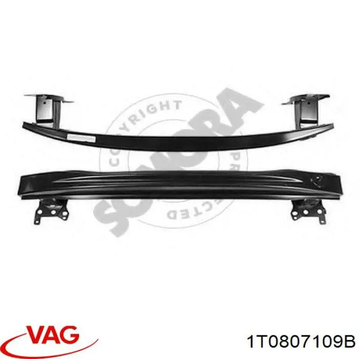 Reforçador do pára-choque dianteiro VAG 1T0807109B preço, a partir de 90,73 USD