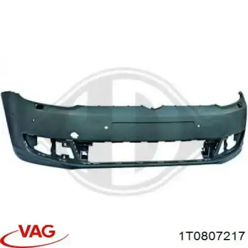 Передний бампер 1T0807217 VAG