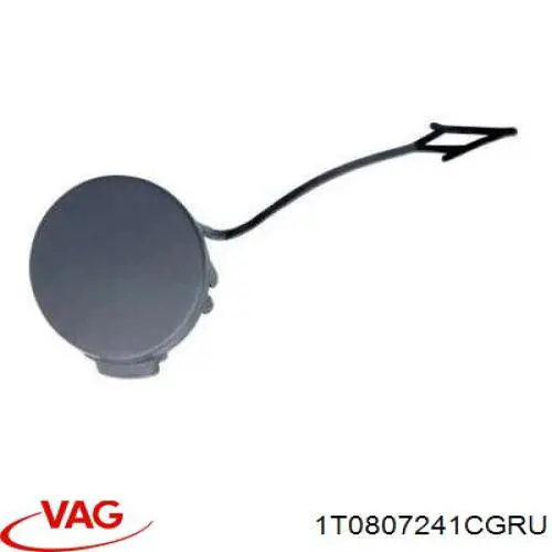 Compre VG7191236 Prasco Tampão dianteira do pára-choque do gancho de reboque