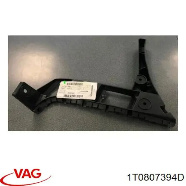 Consola direita do pára-choque traseiro para Volkswagen Touran (1T3)